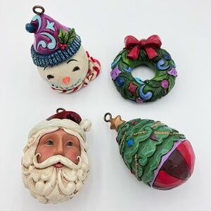 Vintage Jim Shore Christmas Ornaments
